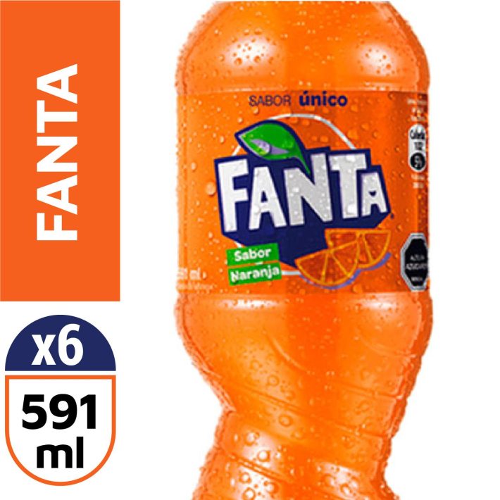 Fanta 591ml x 6u