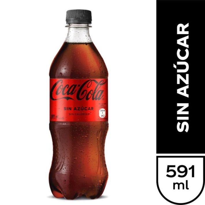 Coca cola Sin Azucar 591ml x6u