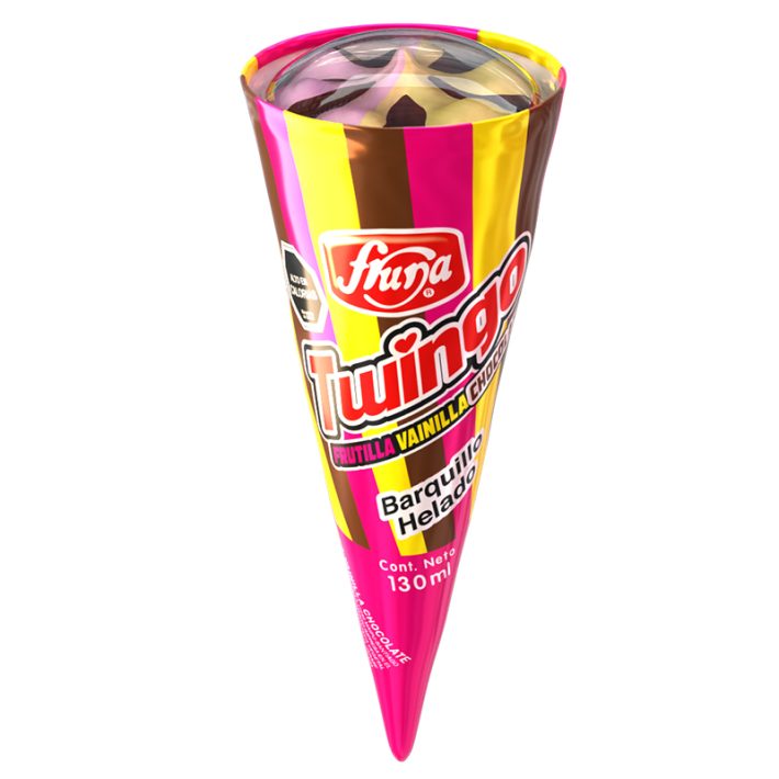 Cono Twingo Frutilla Vainilla Chocolate x24u