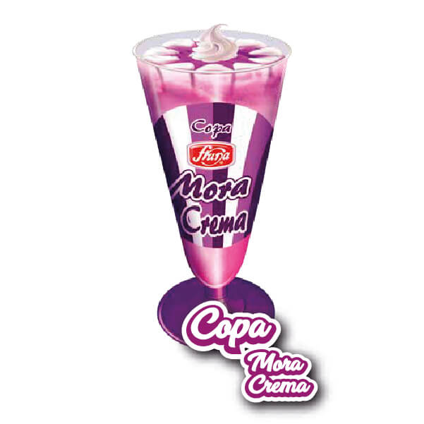 Copa Mora Crema x12u